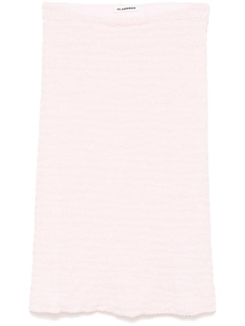 Jil Sander crepe jersey midi skirt
