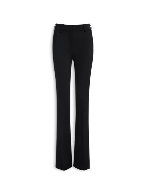 Balmain Low-waisted wool satin trousers