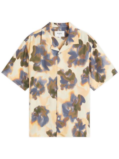 Wax London Wax London Didcot Blue Floral Vacation Shirt