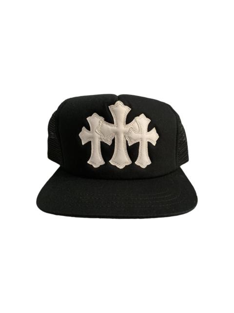 Chrome Hearts Cemetery Trucker Hat "Black / White" CHRM1563