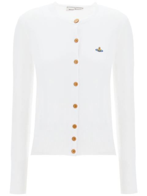 Vivienne Westwood BEA CARDIGAN WITH LOGO EMBROIDERY