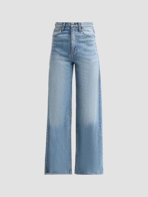 rag & bone Women's Featherweight Sofie High-Rise Full Wide-Leg Jeans - Beverly