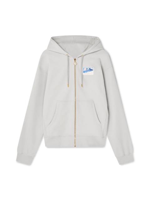 CASABLANCA Greek Temple Hooded Sweatshirt