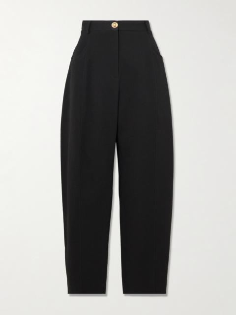 BLAZÉ MILANO Embellished Paneled Twill Tapered Pants
