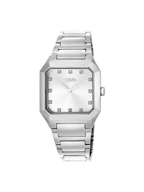 TOUS Analogue watch with steel wristband Karat Squared