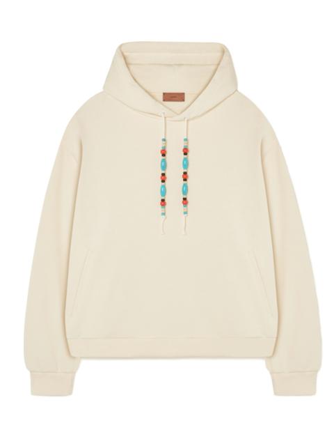 Alanui French Terry Beaded Hoodie