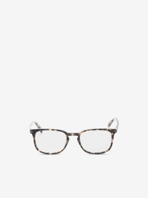 TUMI tortoiseshell-effect square-frame glasses