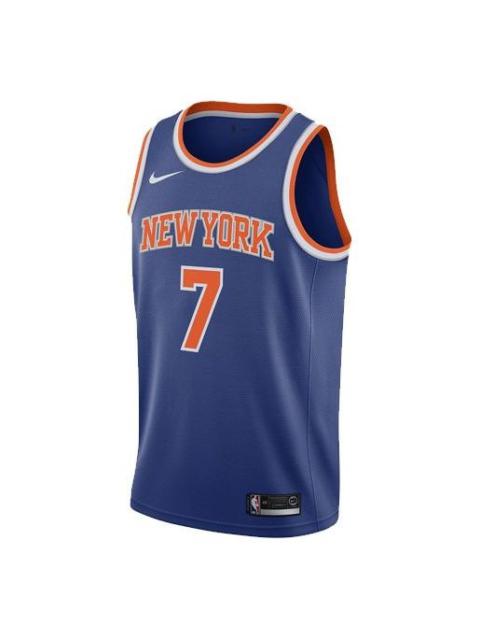 Nike Nike Basketball Jersey/Vest SW Fan Edition Knicks Team limited NBA Anthony No. 7 Blue 864495-497