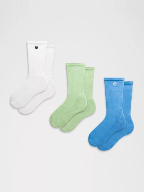 lululemon Unisex Daily Essential Crew Socks *3 Pack