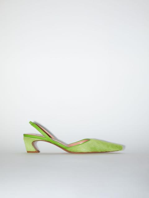 Acne Studios Slingback shoes - Apple green