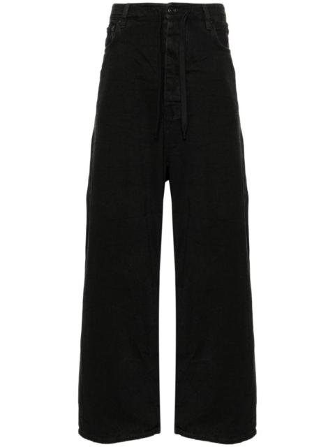 BALENCIAGA drawstring wide-leg jeans