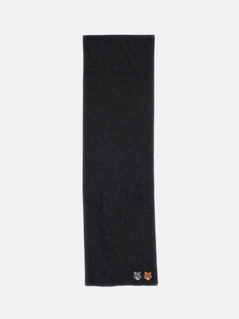 Maison Kitsuné DOUBLE FOX HEAD SCARF