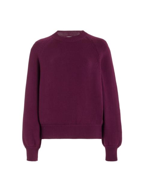 HIGH SPORT Exclusive Cotton Sweater burgundy