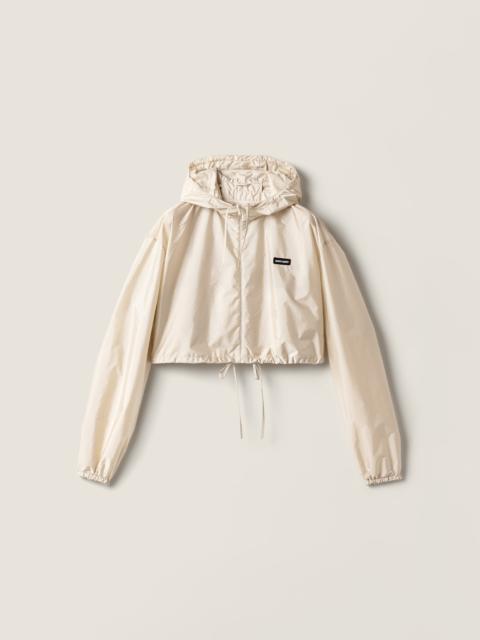 Miu Miu Technical fabric windbreaker