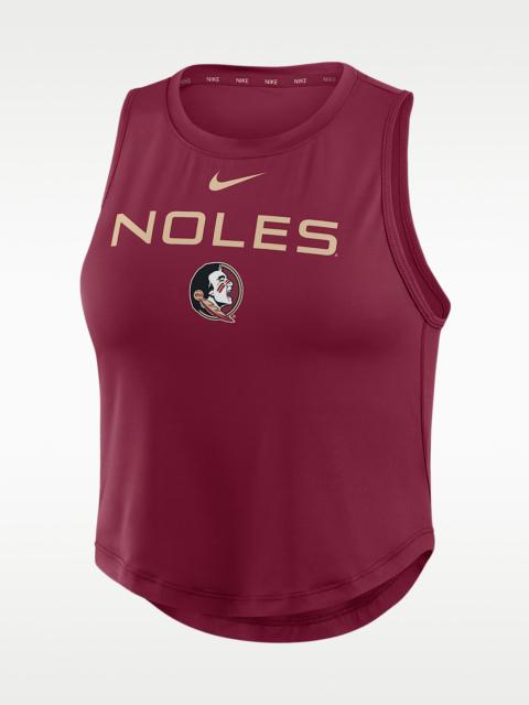 Nike Florida State One Women's Nike Dri-Fit Cropped Tank Top