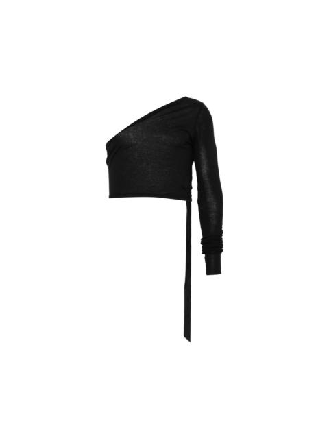 Rick Owens DRKSHDW KNIT T-SHIRT - ZIGGY T BLACK