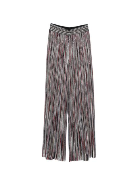 Missoni striped-pattern trousers