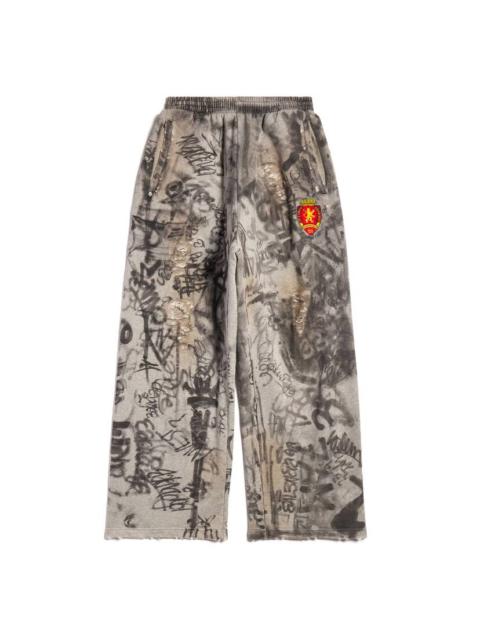 BALENCIAGA Skater Baggy Sweatpants in Grey