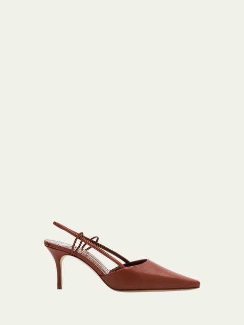 Touki Leather Slingback Pumps