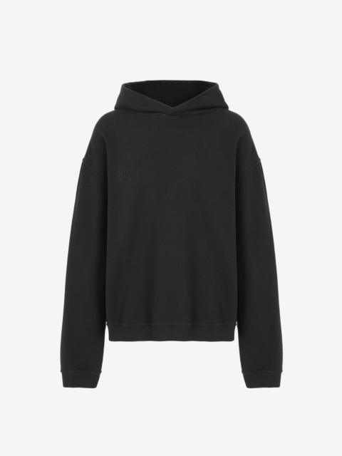 Maison Margiela Punched holes logo hoodie