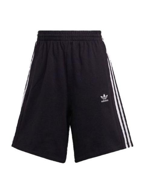 adidas (WMNS) adidas 버뮤다 반바지 '블랙 화이트'HM2137