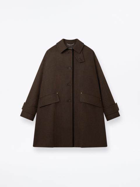 Mackintosh Humbie Slim Long Wool Houndstooth Coat