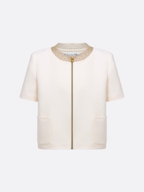 Dior Embroidered Cropped Jacket