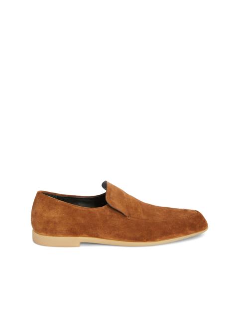 Jil Sander suede loafers