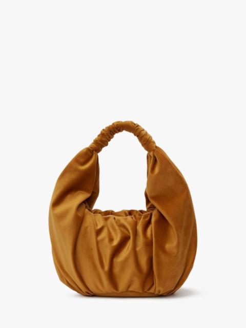 JW Anderson RUFFLE SHOPPER - VELVET SHOULDER BAG