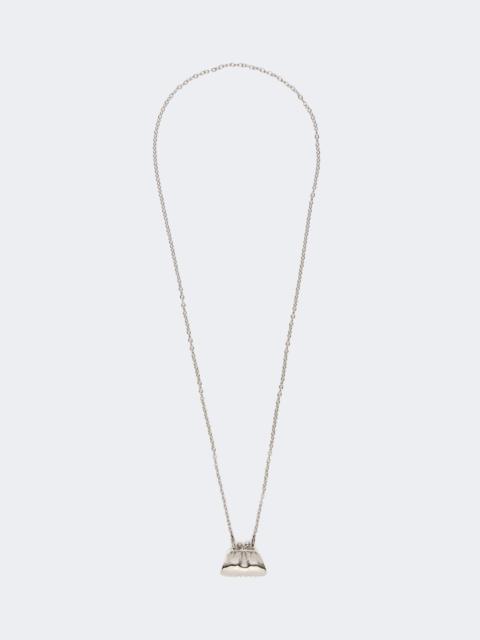 WEEKEND Max Mara PASTICCINOC1 Large Pasticcino Bag pendant necklace - SILVER