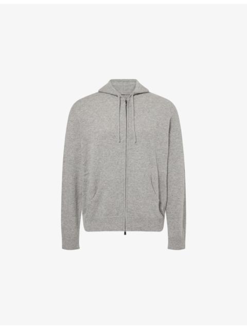 CORNELIANI Ribbed-Trims Relaxed-Fit Cashmere Hoodie
