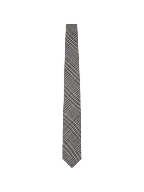 ERNEST W. BAKER Black & White Classic Tie