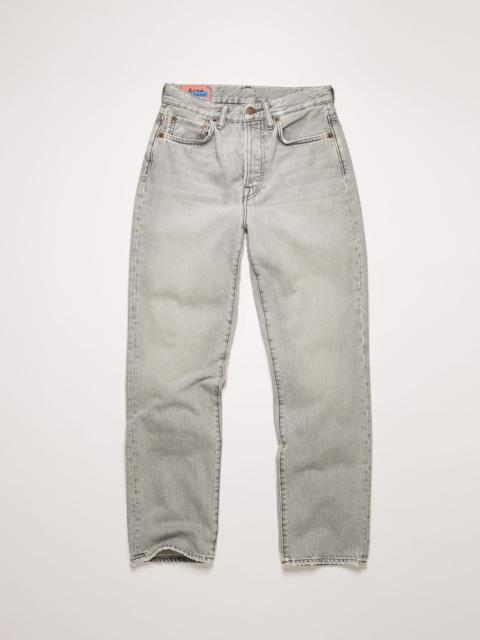 Acne Studios Cropped straight fit jeans stone grey
