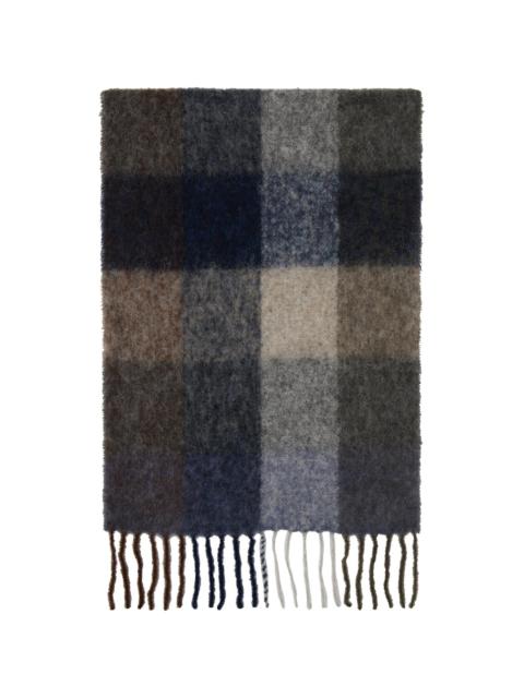 Holzweiler Blue & Brown Fresia Scarf