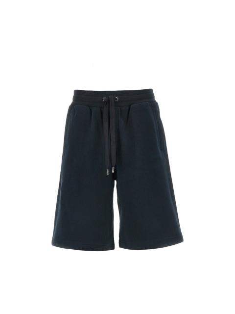 Dolce & Gabbana SWEATSHORTS WITH LOGO PATCH