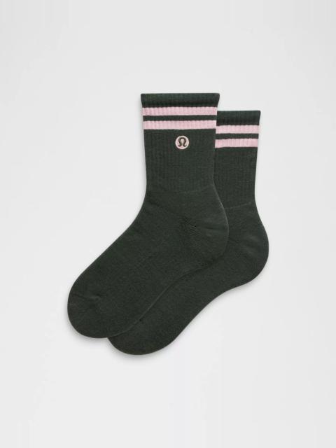 lululemon Unisex Daily Essential Quarter Socks *Stripe