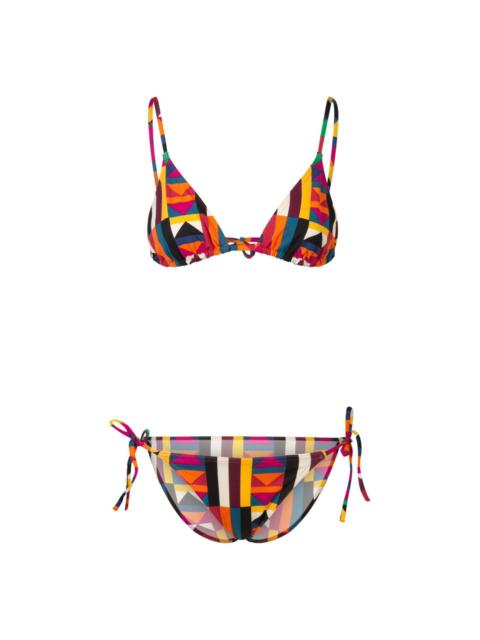 Imprime Kaleido Soleil-print bikini