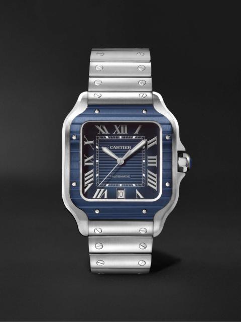 Cartier Santos de Cartier Automatic 39.8mm Stainless Steel and PVD-Coated Watch, Ref. No. CRWSSA0048
