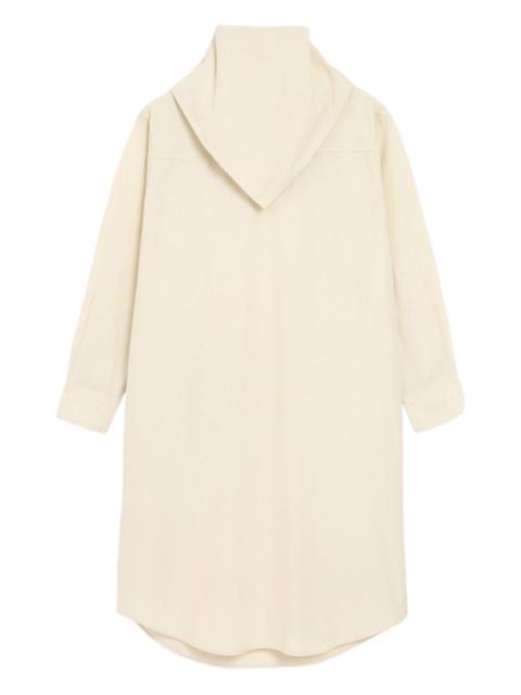 AMI Paris bandana-collar midi shirt