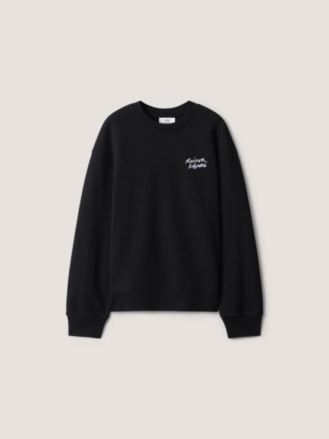 Maison Kitsuné MAISON KITSUNE HANDWRITING COMFORT SWEATSHIRT