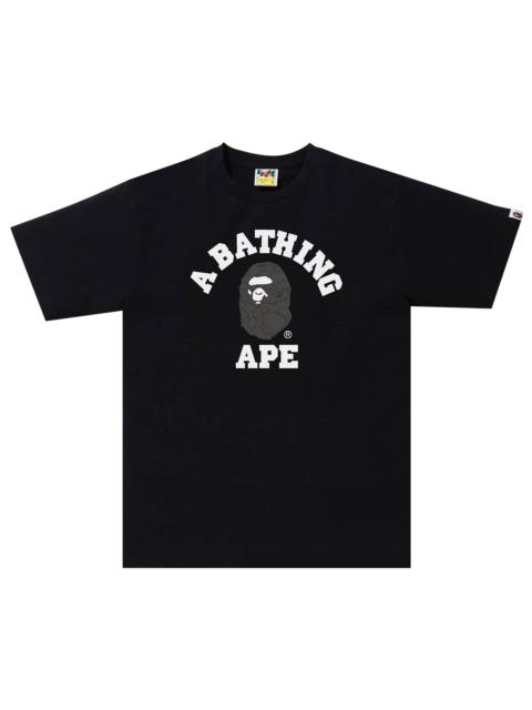 BAPE Line 1st Camo College Tee 'Black'