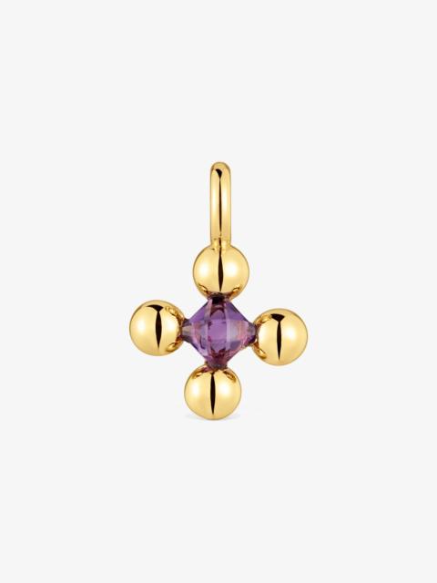 TOUS Small Pendant with 18K gold vermeil and amethyst Sugar Party