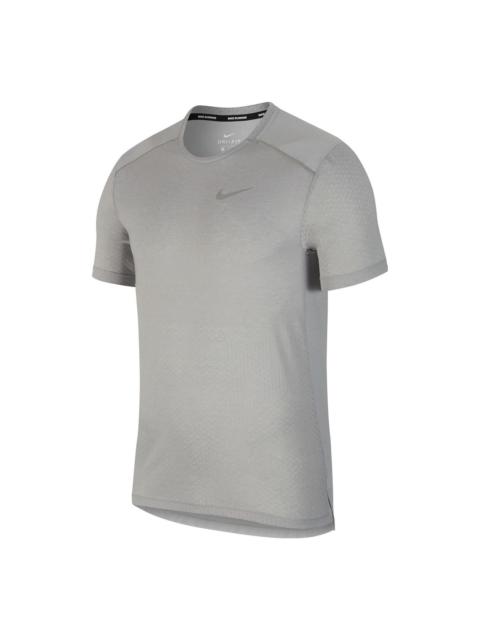 Nike Nike Dri-FIT Breathe Rise 365 HB GX Short Sleeve Shirt 'Grey' BV4693-077