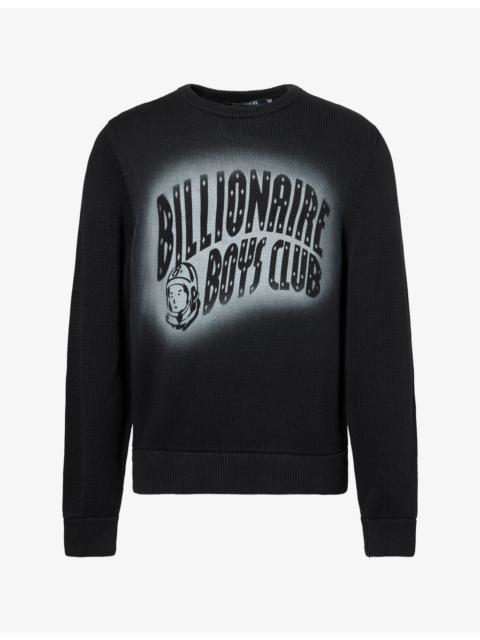 BILLIONAIRE BOYS CLUB Stencil Logo Cotton-Knit Jumper