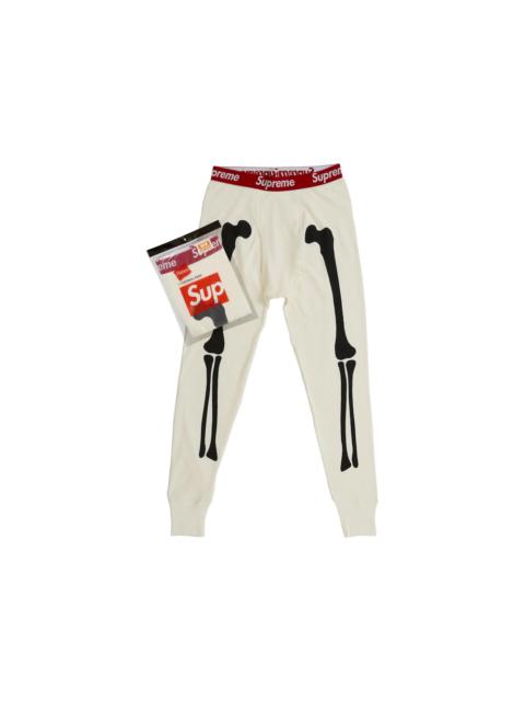 Supreme Supreme Hanes Bones Thermal Pant FW25 (1 Pack) White
