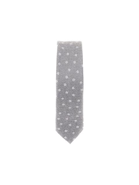 EMPORIO ARMANI dot-pattern silk tie