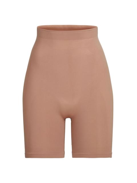 SKIMS Women's Seamless Sculpt High-Waisted Above-The-Knee Shorts - Sienna