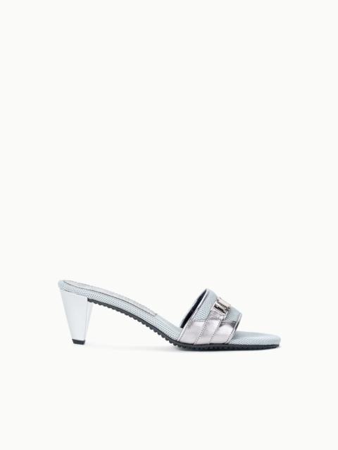 STAUD STAUD VEDA HEEL SILVER