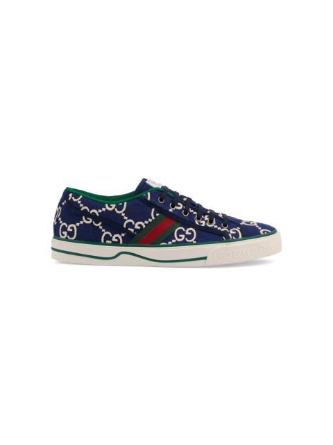 GUCCI Navy GG 1977 Tennis Sneakers
