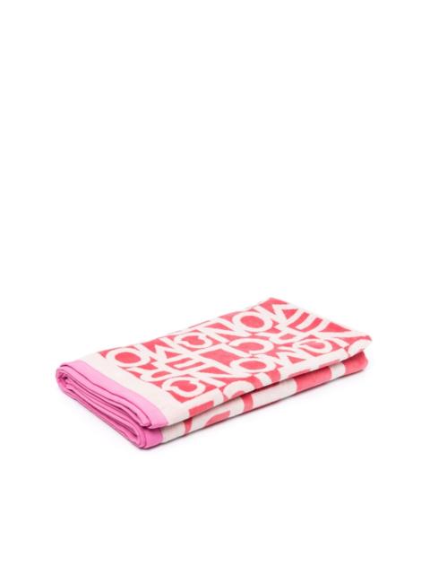 Moncler logo-print cotton towel